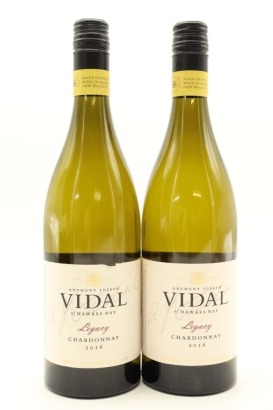 (2) 2018 Vidal Estate Legacy Chardonnay, Hawke's Bay