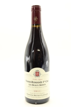 (1) 2011 Domaine Bruno Clavelier Les Beaux Monts Vieilles Vignes, Vosne-Romanee Premier Cru