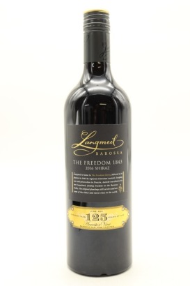 (1) 2016 Langmeil Winery 'The Freedom 1843' Shiraz, Barossa Valley [RP97]