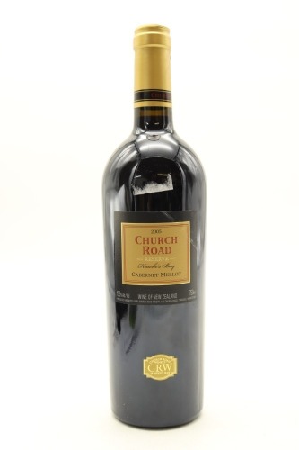 (1) 2005 Church Road Reserve Cabernet Merlot, Hawke's Bay