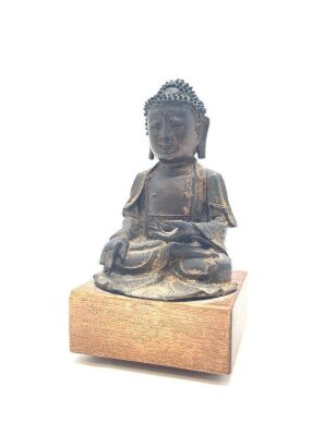 A Chinese Ming Dynasty Bronze Buddha Statue