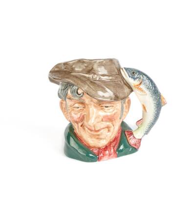 A Large Vintage Royal Doulton Pottery Toby Face Jug