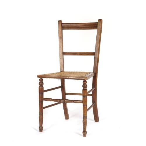 Cane Seated Edwardian Kitchen Chair