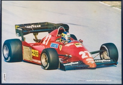 An Alborto Su Ferrari Print