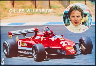 A Gilles Villeneuve Ferrari Print