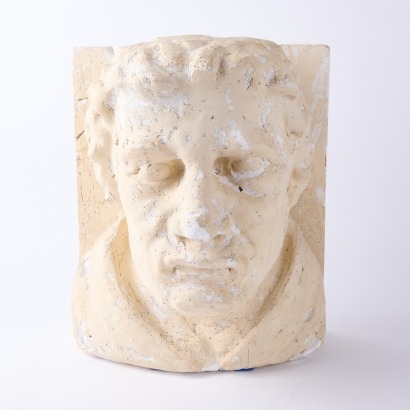 A Large Antique Plaster Bust