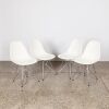 A Set Of Four DSR Eiffel Base Chairs By Charles & Ray Eames For Vitra - 2