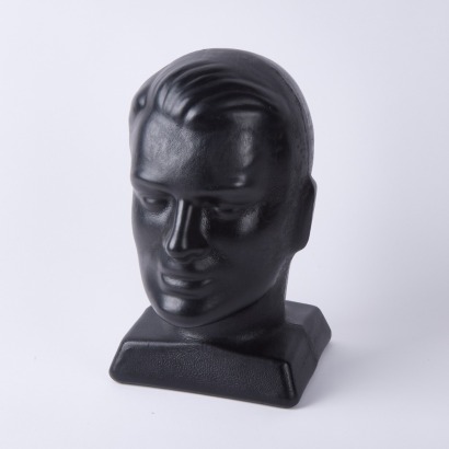 A Molded Plastic Mannequin Head