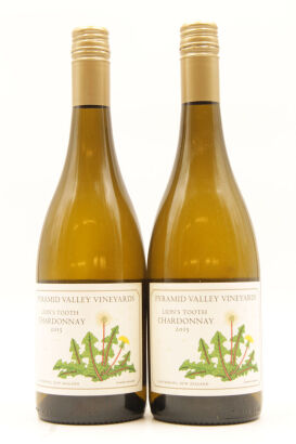 (2) 2015 Pyramid Valley Vineyards Lions Tooth Chardonnay, Canterbury