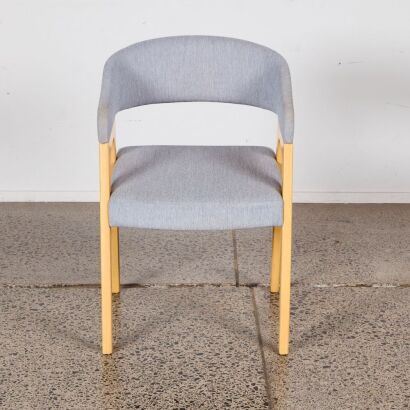 A Blue Upholstered Ocassional Chair