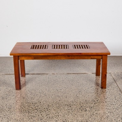 A Slated Coffee Table A/F