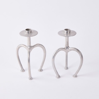 A Pair Of Stephan Rondel Candle Holders