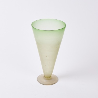 A Misty Green Glass Vase
