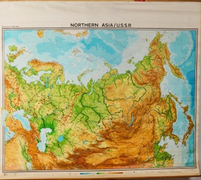 A Large School Map of Northwest Asia