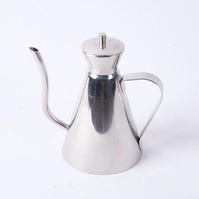 A Stainless Steel Oil Jug