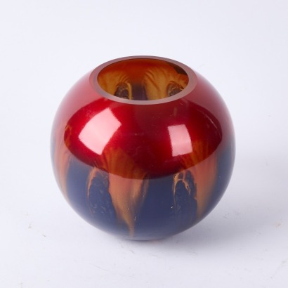A German Zwiesel Mouth Blown Glass Vase