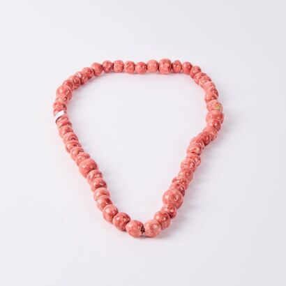 A Chain of Handmade Decorative Beads