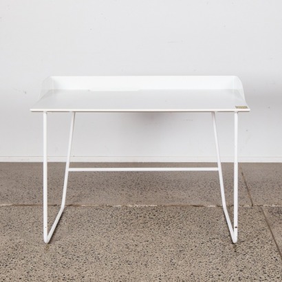 A White Utility Desk A/F