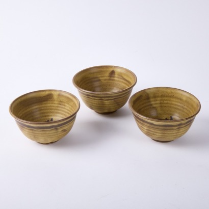 A Trio of New Zealand Pottery Bowls