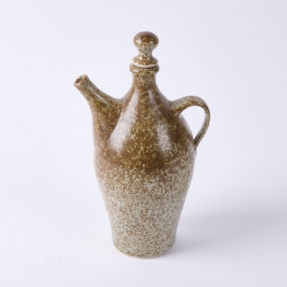 A Dappled Jerry Kry Lidded Decanter