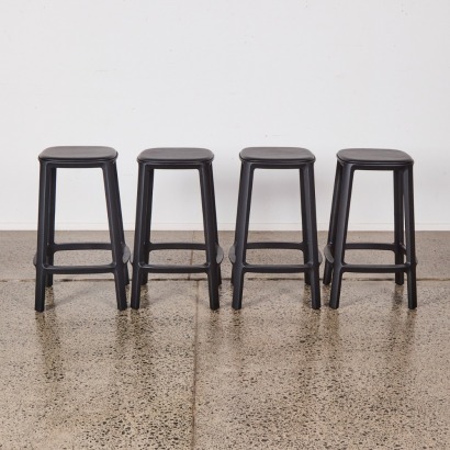 A Set of Four Simone Viola Cadrea Stools for Toou