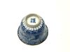 A Set of Chinese Qing Dynasty Kangxi Year Blue and White Fish Lobed Cup and Saucer ( Mouth Gilt) - 6