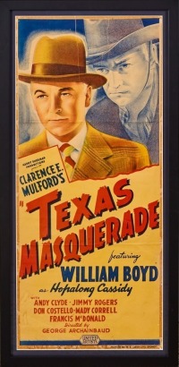 An Original Texas Masquerade Movie Poster 1944