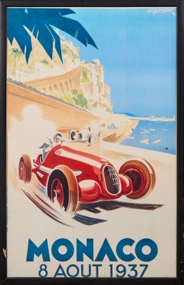 George Ham - Monaco 1937 Print