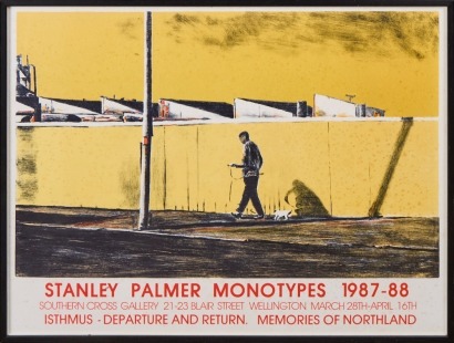 STANLEY PALMER "Monotypes" 1987-88 Exhibition Poster A/F