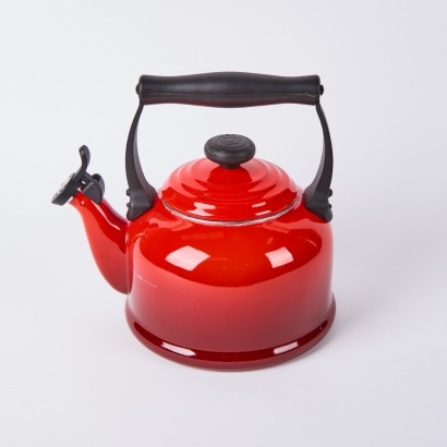 An Enamel Le Creuset Kettle