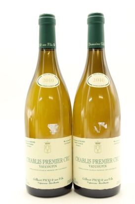 (2) 2010 Gilbert Picq et ses Fils Vaucoupin, Chablis Premier Cru