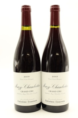 (2) 2010 Frederic Esmonin Mazis-Chambertin Grand Cru, Cote de Nuits