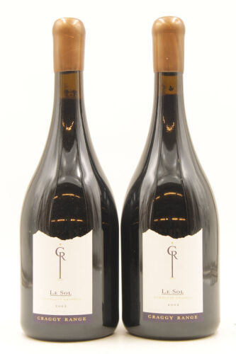 (2) 2002 Craggy Range Le Sol Syrah, Gimblett Gravels 1500ml [BC95]