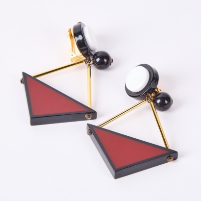 A Pair Of Marni Geometric Drop Earrings