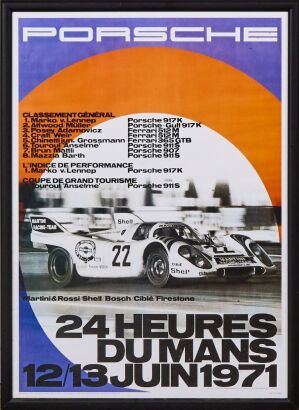 A Porsche 24hrs Le Mans 1971 Poster