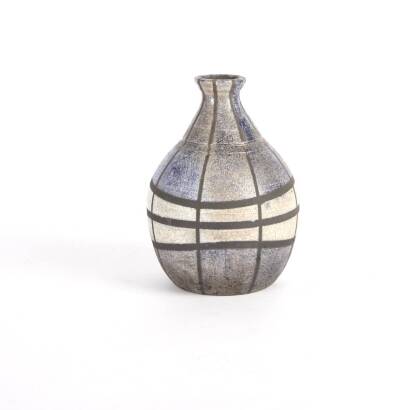 RICK RUDD Raku Bottle Vase