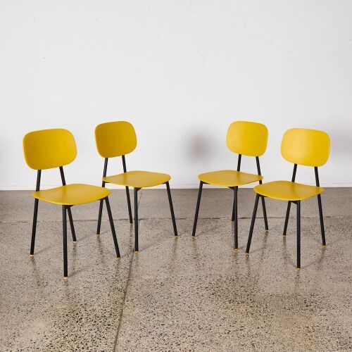 A Set Of Four Pointhouse Chairs By Tata Young