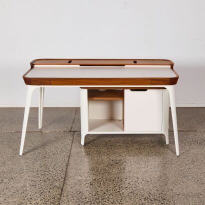 An Airia Desk And File Shelve Design By Ayako Takase And Cutter Hutton For Herman Miller