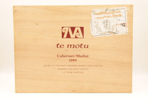 (6) 1999 Te Motu Cabernet Merlot, Waiheke Island (OWC)