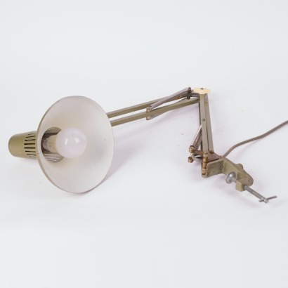 A Clamped Anglepoise Lamp