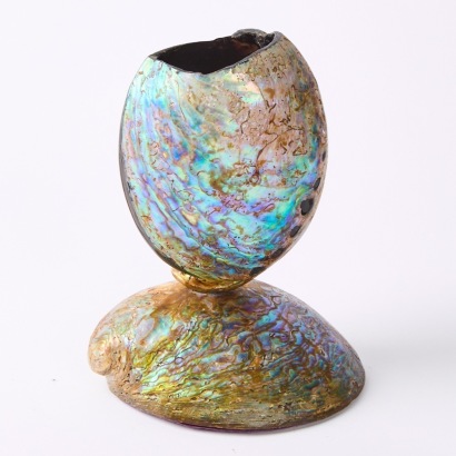 A Paua Shell Vase