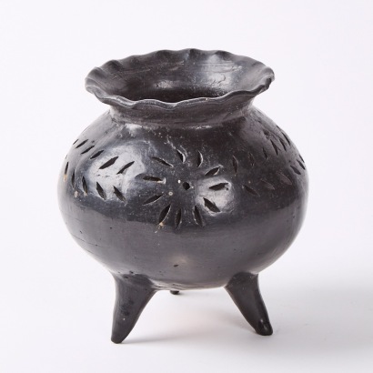 A Ceramic Pot in the Style of Dona Rosa, Mexico