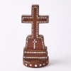 A Crucifix with Mother of Pearl Inlay, Solomon Islands - 2