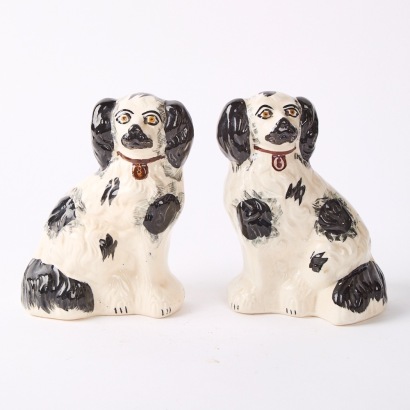 A Pair of Staffordshire Dogs