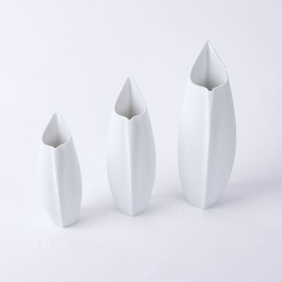 A Trio of 'Penguin' Vases by Lino Sabattini for Rosenthal A/F