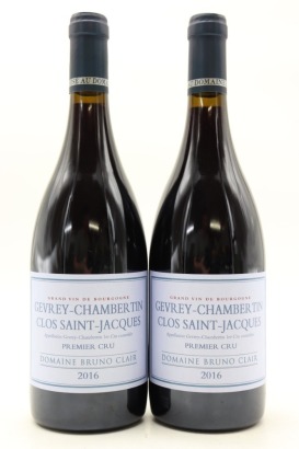 (2) 2016 Domaine Bruno Clair Clos-Saint-Jacques, Gevrey-Chambertin Premier Cru