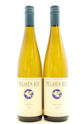 (2) 2018 Pegasus Bay Riesling, Waipara [JR16.5]