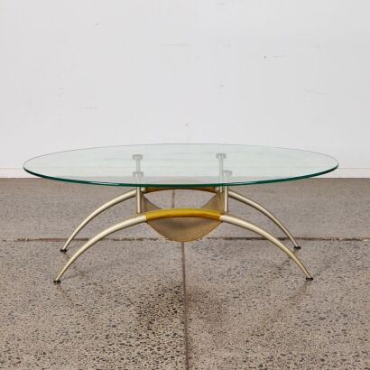 A Glass Atomic Coffee Table