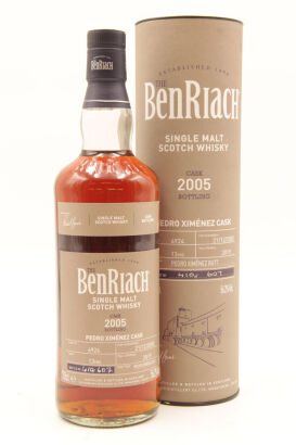 (1) Benriach 2005 Single Cask 13 Year Old Pedro Xim�nez Butt, Single Malt Scotch Whisky 56.2% abv