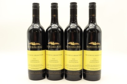 (4) 2006 Hunters Hill Reserve Selection Cabernet Sauvignon, South Eastern Australia